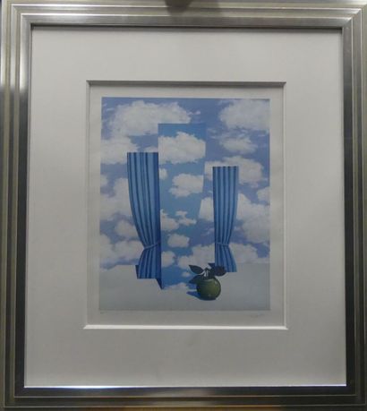 René MAGRITTE (1898-1967) after. Le Beau...