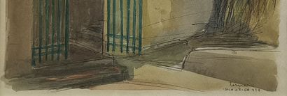 Roberto TERRACINI (1920-1974). Landscape...