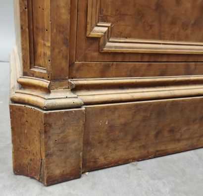 Rectangular chiffonier with bird's-eye maple...
