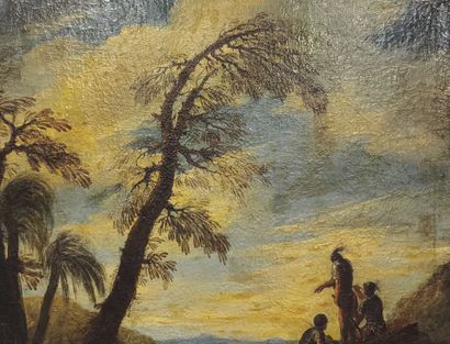 Jacques Ignace PARROCEL (1667-1722). Landscape...