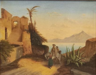 Italian school, circa 1850. Peasant woman,...