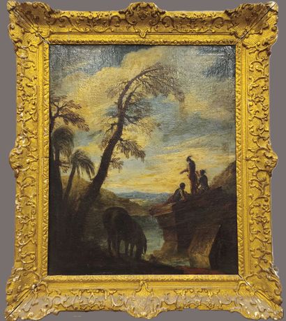 Jacques Ignace PARROCEL (1667-1722). Landscape...