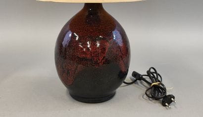 Daniel CULIS (1944-2021). Ovoid lamp base...