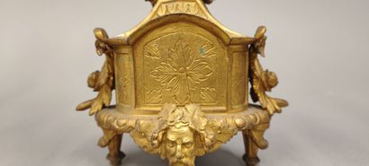 Mantelpiece including a pair of four-light...