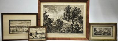 Suite of four engravings including: - Joseph...