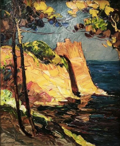 Louis PASTOUR (1876-1948). Paysage du midi
Oil...