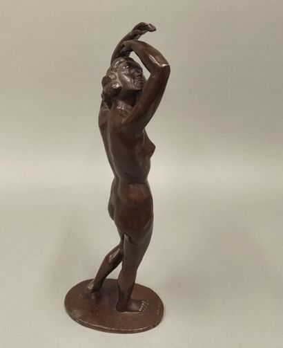 Auguste HENG (1891-1968). Nude woman
Bronze...