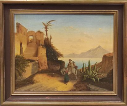 Italian school, circa 1850. Peasant woman,...