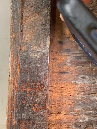 Rosewood veneered chiffonière table opening...