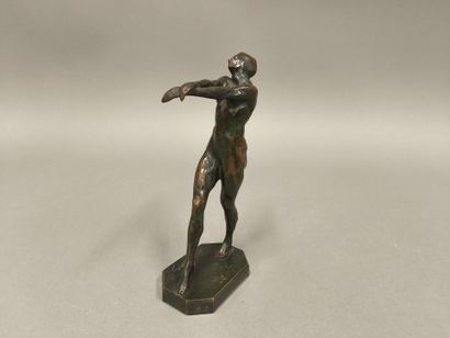 LARA (20th century). Dancer with arms extended
Bronze...