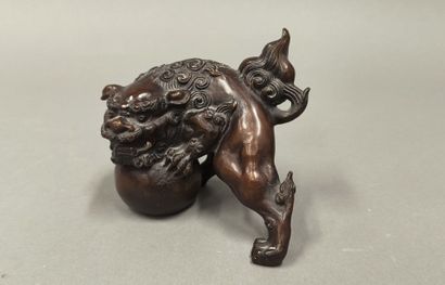 JAPAN, Meiji period (1868-1912). Bronze subject...