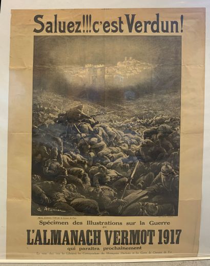 Lot d'affiches et documents comprenant :...