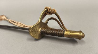 Sabre de cavalerie, modèle 1822, avec restes...