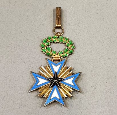 BENIN DAHOMEY, ordre de l'Etoile noire. Médaille...
