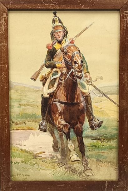 Alphonse LALAUZE ( 1838 -1905). Chasseur...