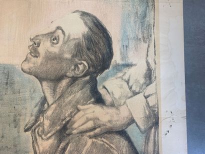 Lot de 5 affiches lithographiques comprenant...