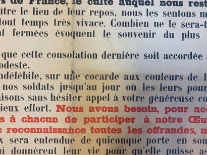 Lot de 4 affiches lithographiques comprenant...