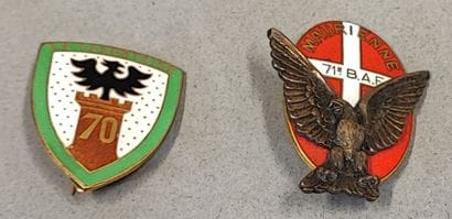 FRANCE - SAVOIE. Deux insignes comprenant...