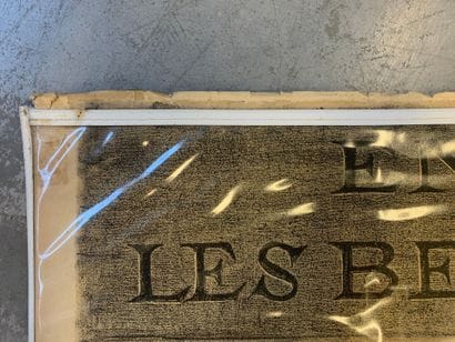 Lot de 4 affiches (dont 3 lithographiques)...