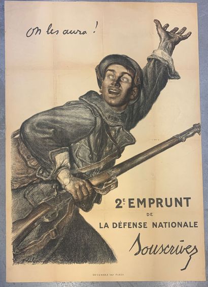 Lot de 2 affiches comprenant : - Abel Jules...