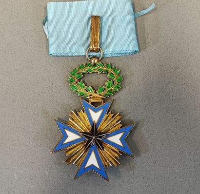 BENIN DAHOMEY, ordre de l'Etoile noire. Médaille...