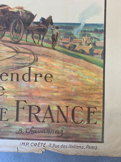 Lot de 5 affiches (dont 3 lithographiques)...