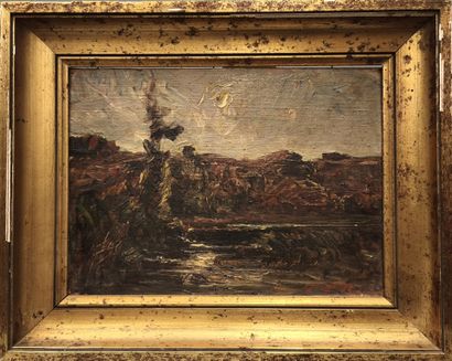François Auguste RAVIER (1814-1895). Paysage...
