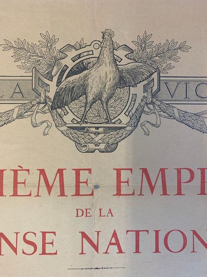 Lot de 4 affiches (dont 3 lithographiques)...