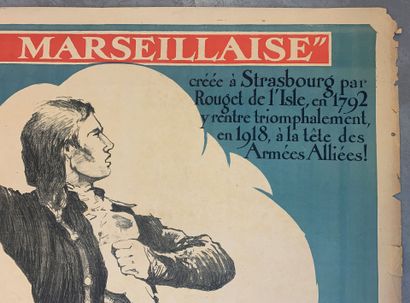 Lot de 4 affiches (dont 3 lithographiques)...