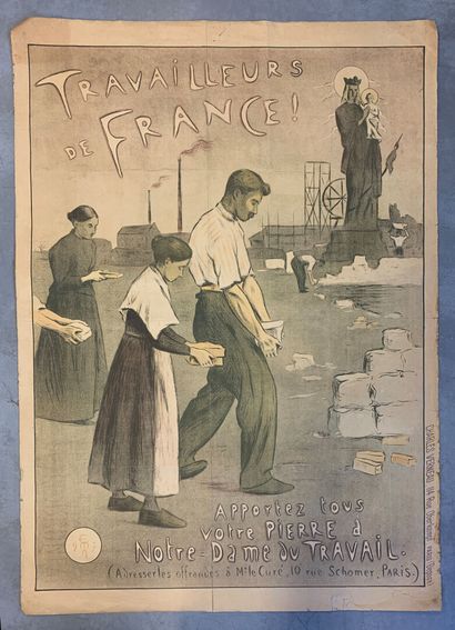 Lot d'affiches et documents comprenant :...