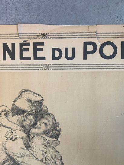 Lot de 5 affiches lithographiques comprenant...