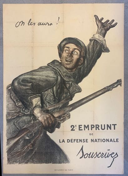Lot de 5 affiches (dont 3 lithographiques)...