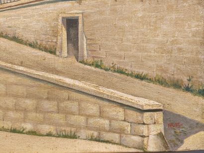 Arthur RUFFIN (1893-1974). Vue de Gex, 1927
Huile...