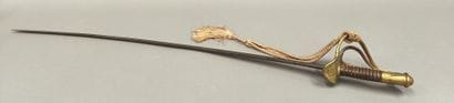 Sabre de cavalerie, modèle 1822, avec restes...