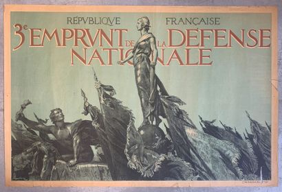 Lot de 5 affiches (dont 3 lithographiques)...