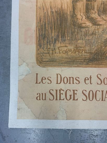 Lot de 4 affiches (dont 3 lithographiques)...