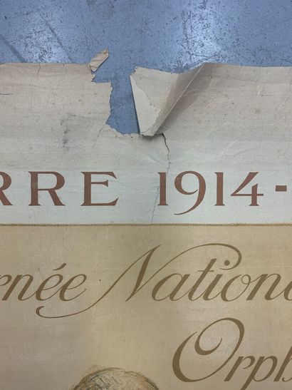 Lot de 4 affiches lithographiques comprenant...