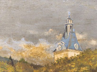 Arthur RUFFIN (1893-1974). Vue de Gex, 1927
Huile...