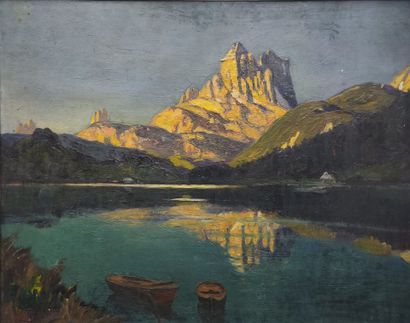Joseph-Victor COMMUNAL ( 1876-1962). Lac...