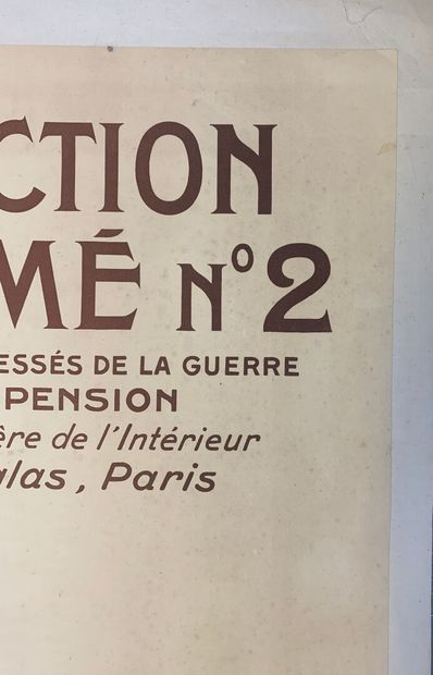 Lot de 4 affiches (dont 3 lithographiques)...