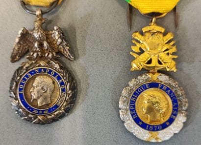 FRANCE. Deux médailles : - Second Empire....