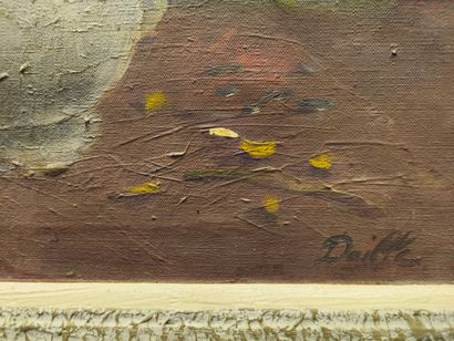 Amédée DAILLE (1896-1985). Bouquet de fleurs...
