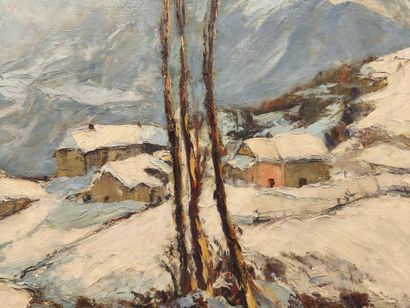 Francis CARIFFA (1890-1975). Fin d'hiver...