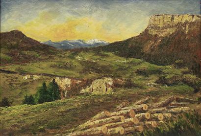 Emile SIMONOD (1893-1977). Entremont le Vieux,...