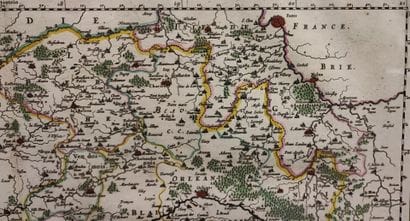 Gouvernement general du pays Orleanois. Carte...
