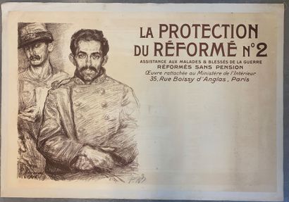 Lot de 4 affiches (dont 3 lithographiques)...