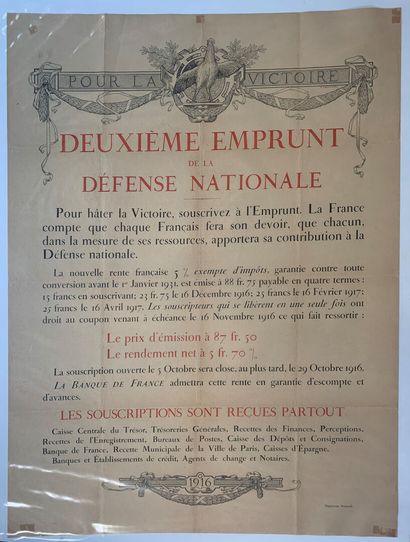 Lot de 5 affiches comprenant : - Maurice...