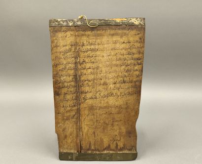 Double-sided wooden panel inscribed in Guèze....