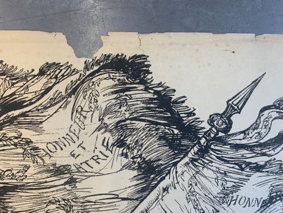 Lot de 5 affiches (dont 3 lithographiques)...