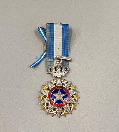 BENIN DAHOMEY, ordre de l'Etoile noire. Médaille...